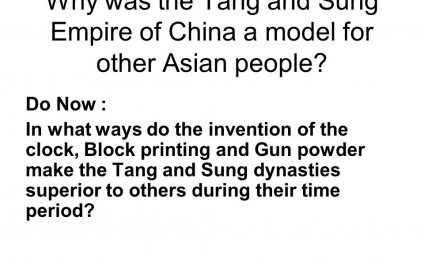 Coach Smith The T ang dynasty