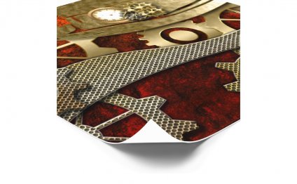 Steampunk witch hat clocks and
