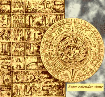 Aztec calendar stone