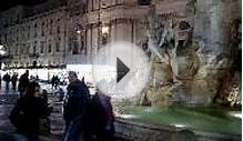 Christmas Time in Rome Italy, Piazza Navona.