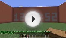 Digital Clock | Working clock / timer | Minecraft Bukkit
