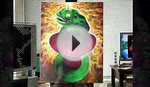 Frog Candle Time-lapse Painting