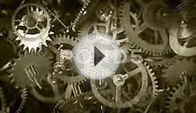 Old Film Footage: Different Kinds Of Gears From Clock