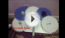 Simple Mechanical Wall Clock Project