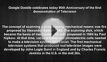 who invented the mechanical television? - Google Doodle