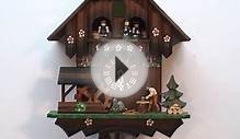Woodchopper & Water Wheel Cuckoo Clock